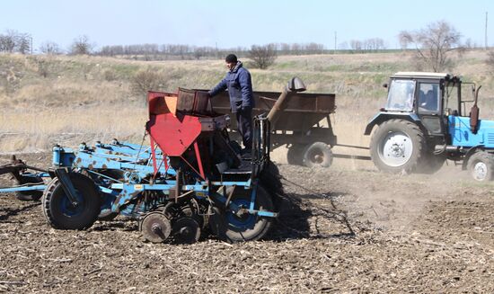 Planting season starts in Donetsk region