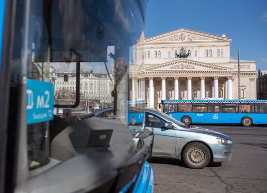 New bus lane designated in downtown Moscow