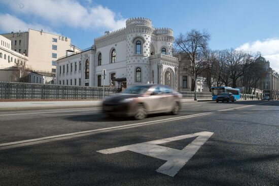 New bus lane designated in downtown Moscow