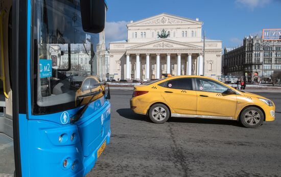 New bus lane designated in downtown Moscow