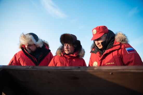 President Vladimir Putin, Prime Minister Medvedev visit Northwestern Federal District