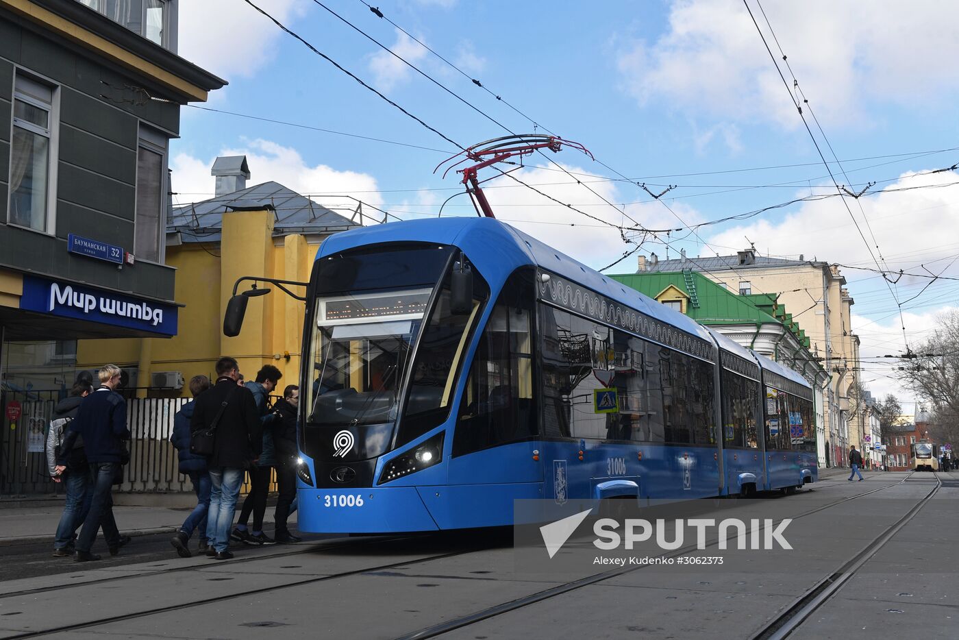 Vityaz-M new generation streetcars hit Moscow tracks