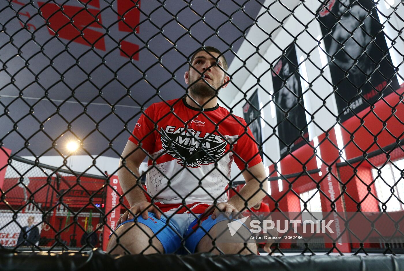 Khabib Nurmagomedov's training session