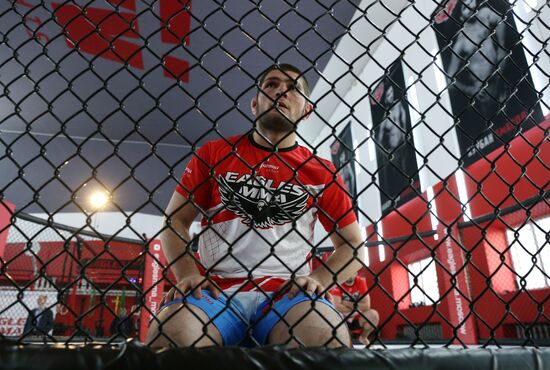 Khabib Nurmagomedov's training session