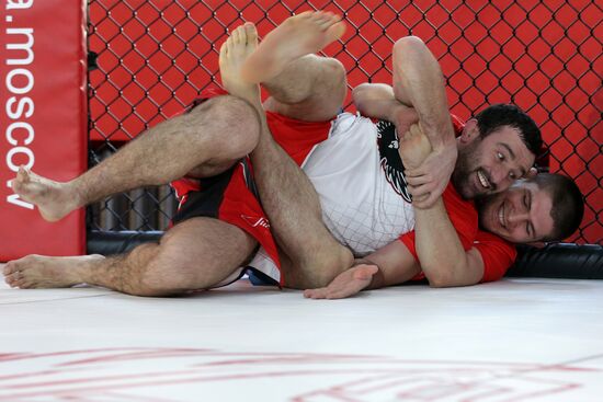 Khabib Nurmagomedov's training session