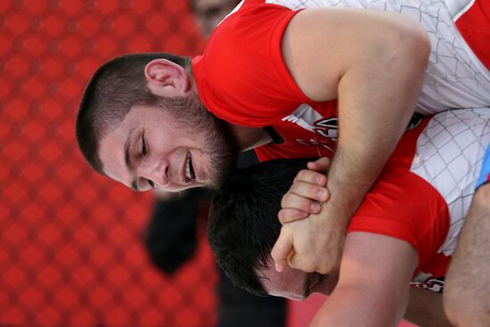Khabib Nurmagomedov's training session