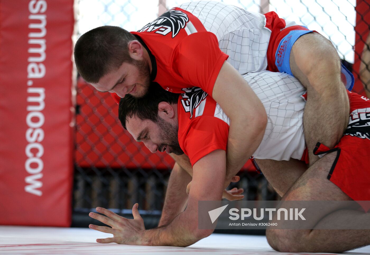 Khabib Nurmagomedov's training session