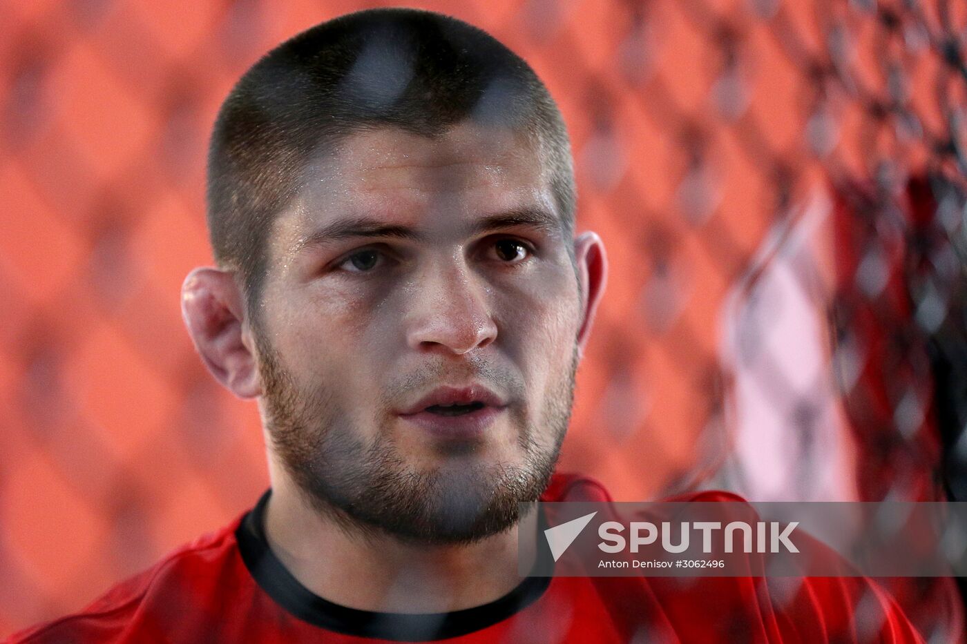 Khabib Nurmagomedov's training session