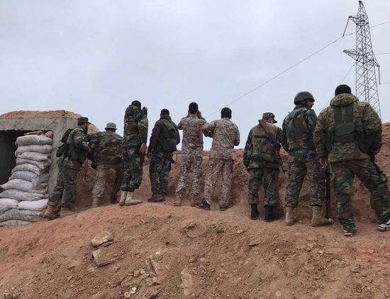 Assault on Halfaya city in the north of Hama Governorate