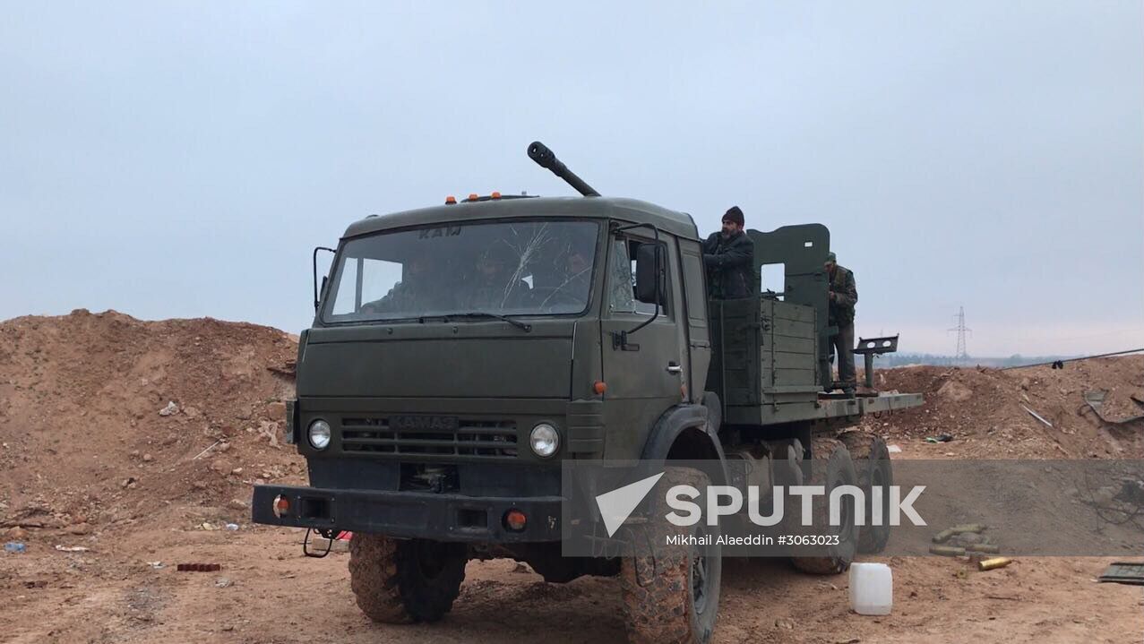 Assault on Halfaya city in the north of Hama Governorate