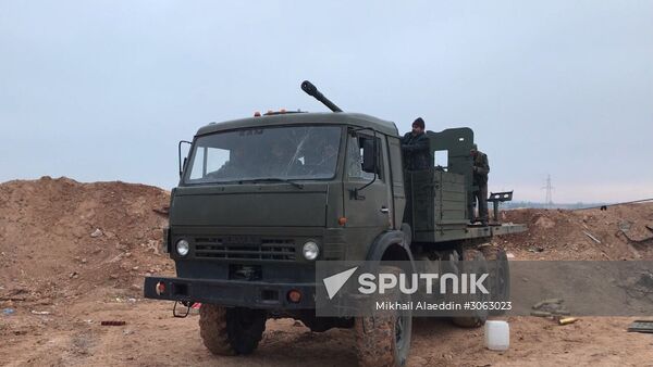 Assault on Halfaya city in the north of Hama Governorate
