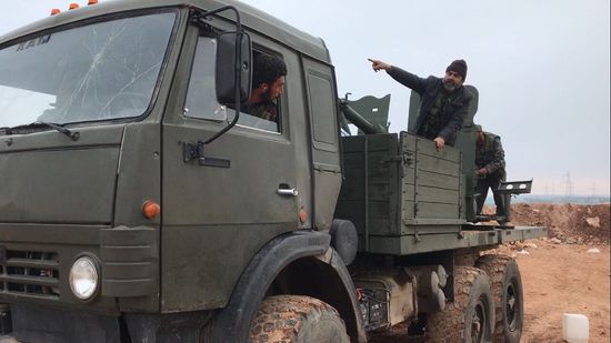Assault on Halfaya city in the north of Hama Governorate