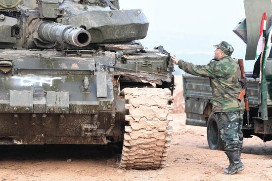 Assault on Halfaya city in the north of Hama Governorate