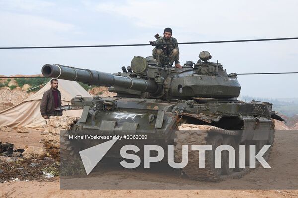 Assault on Halfaya city in the north of Hama Governorate