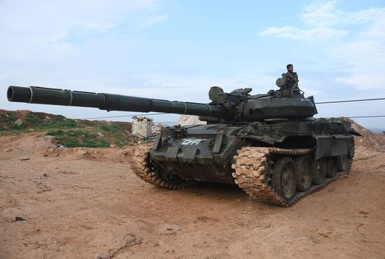 Assault on Halfaya city in the north of Hama Governorate