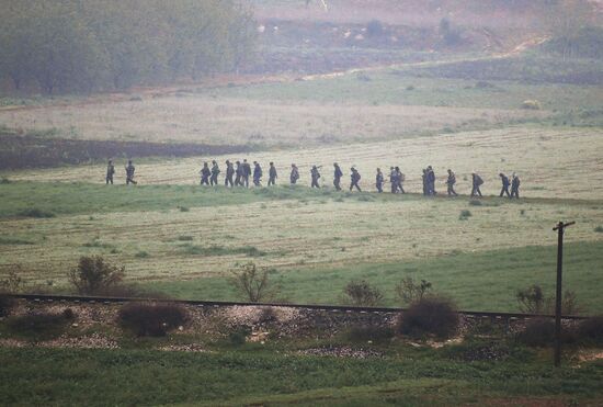 Assault on Halfaya city in the north of Hama Governorate