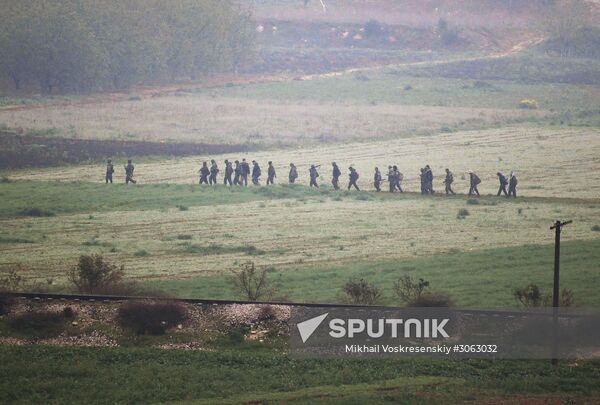 Assault on Halfaya city in the north of Hama Governorate