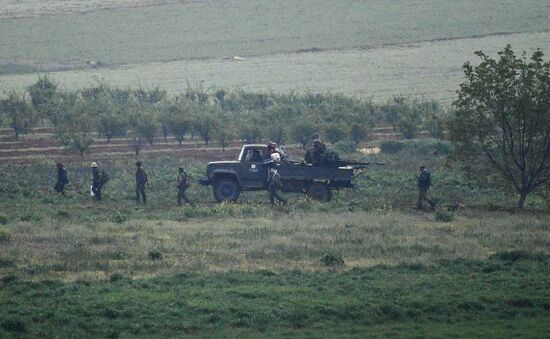 Assault on Halfaya city in the north of Hama Governorate