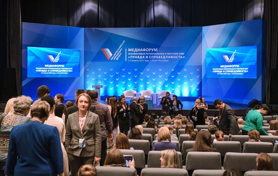 Truth and Justice regional and local media forum in St. Petersburg