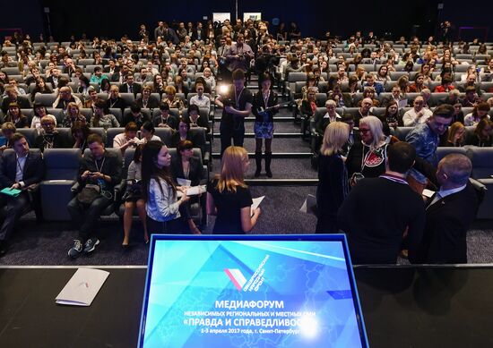 Truth and Justice regional and local media forum in St. Petersburg