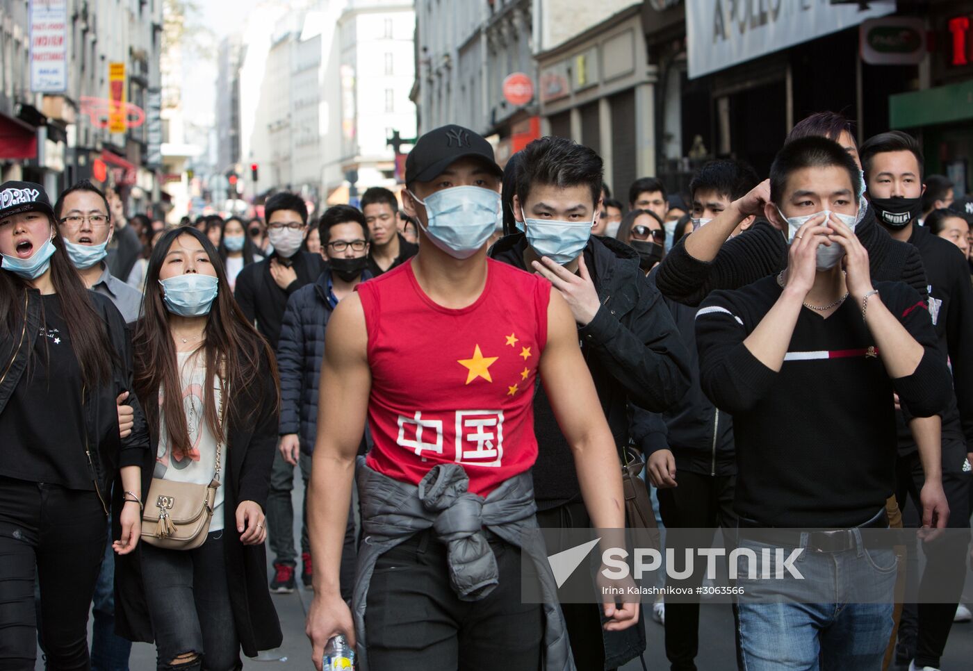 Protest against police brutality in Paris