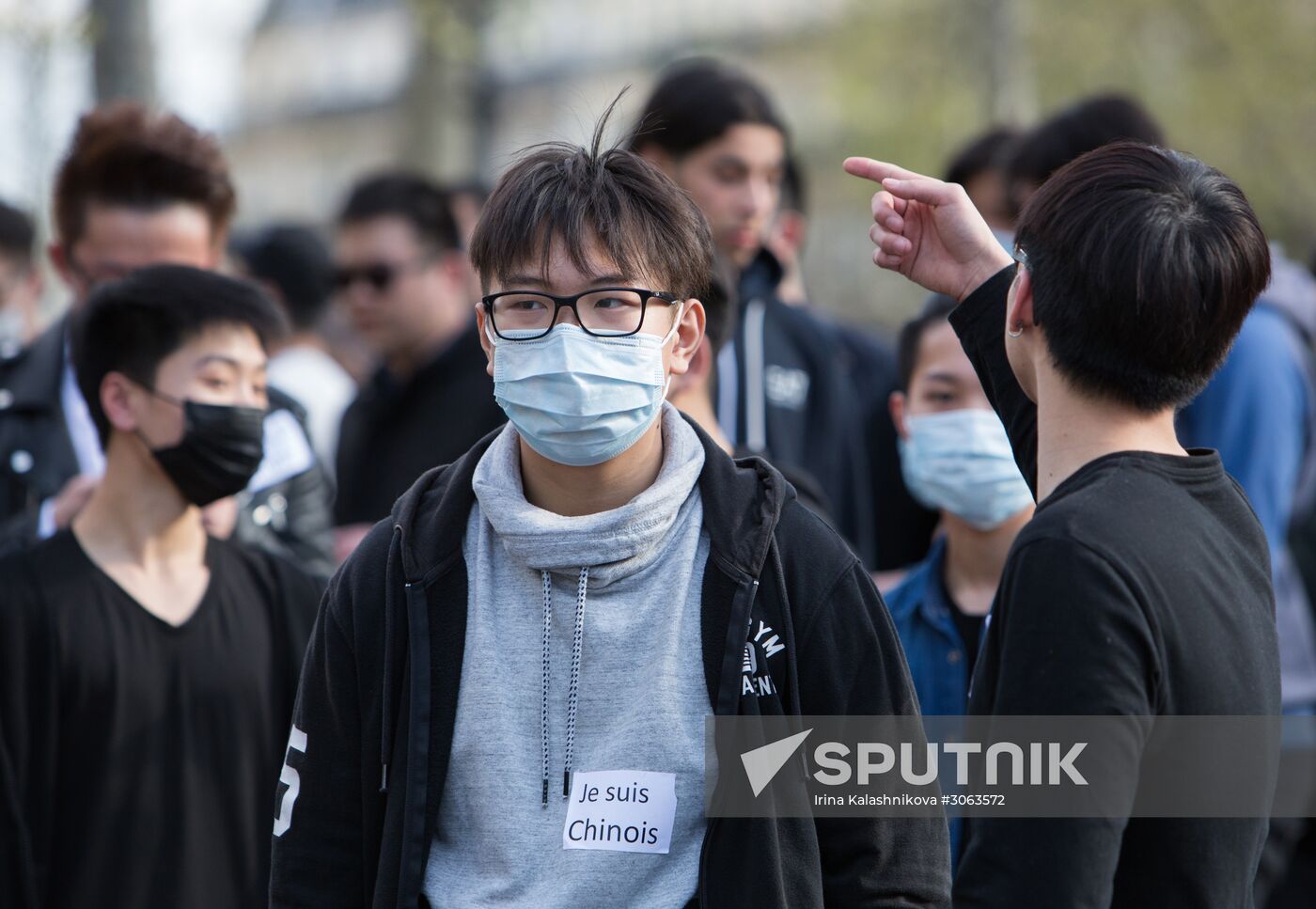 Protest against police brutality in Paris
