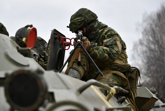 International military exercise of airborne troops in Vitebsk