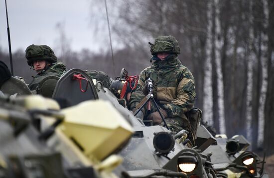 International military exercise of airborne troops in Vitebsk