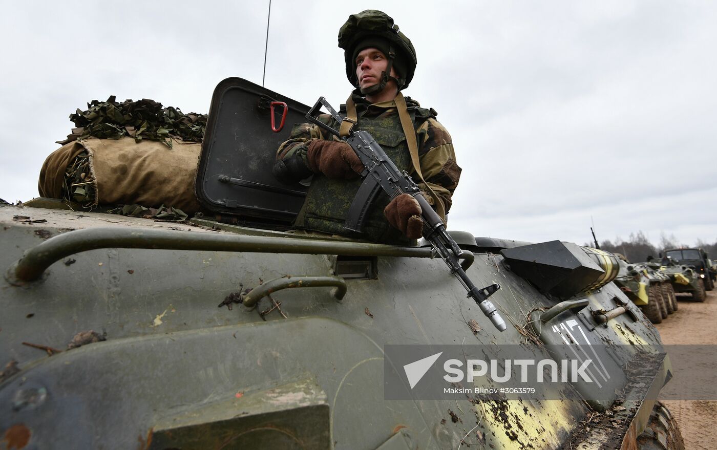 International military exercise of airborne troops in Vitebsk