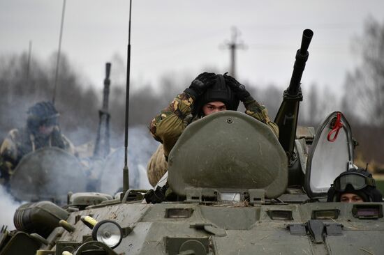 International military exercise of airborne troops in Vitebsk