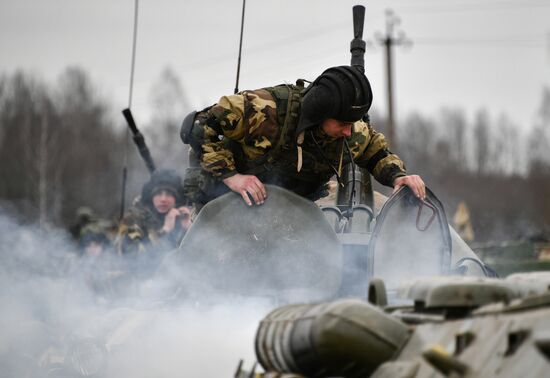 International military exercise of airborne troops in Vitebsk