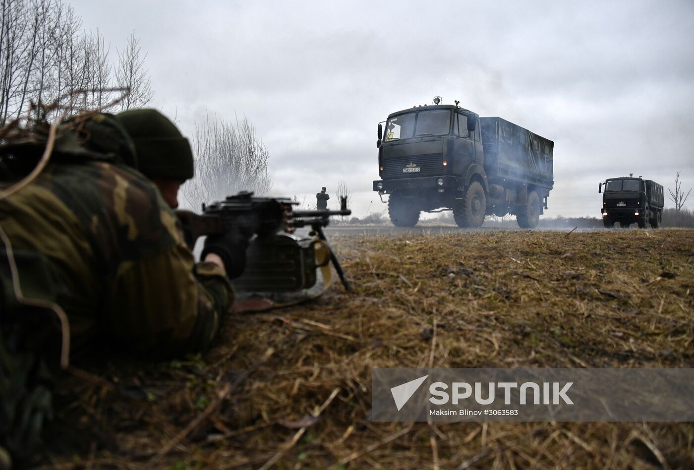 International military exercise of airborne troops in Vitebsk