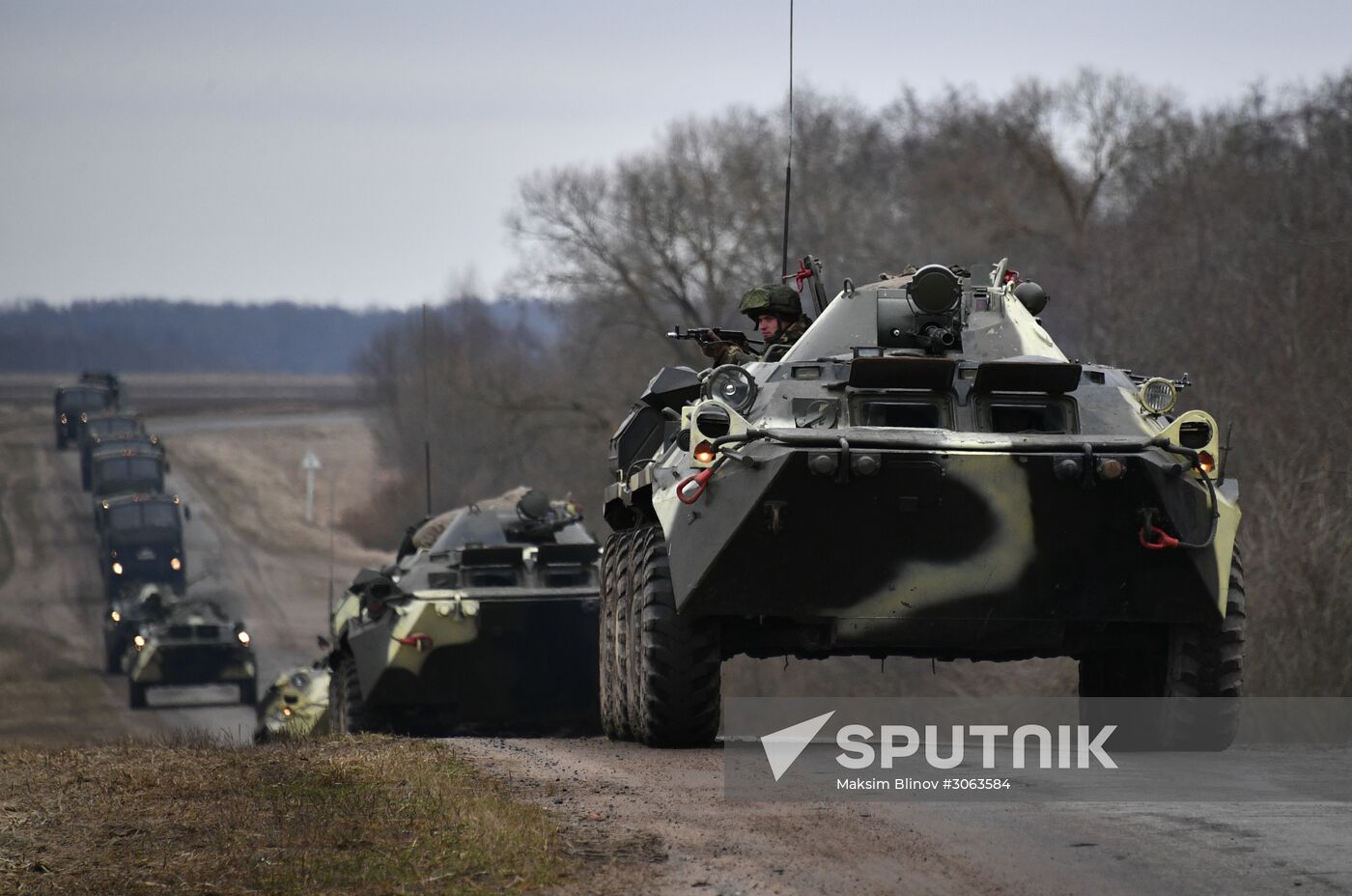International military exercise of airborne troops in Vitebsk