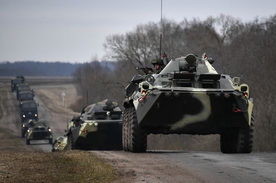 International military exercise of airborne troops in Vitebsk