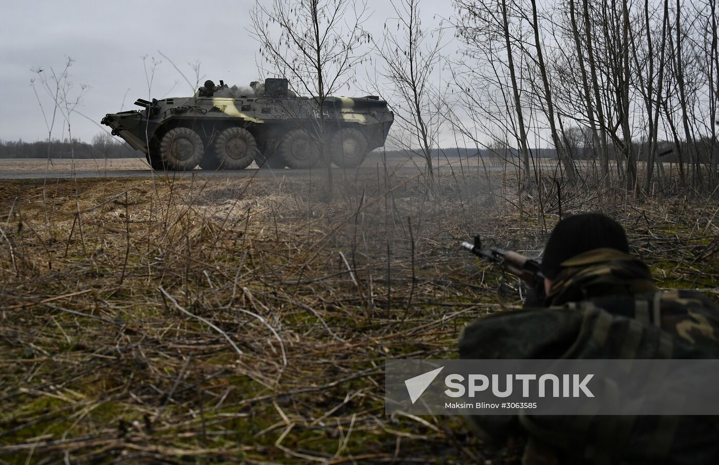 International military exercise of airborne troops in Vitebsk