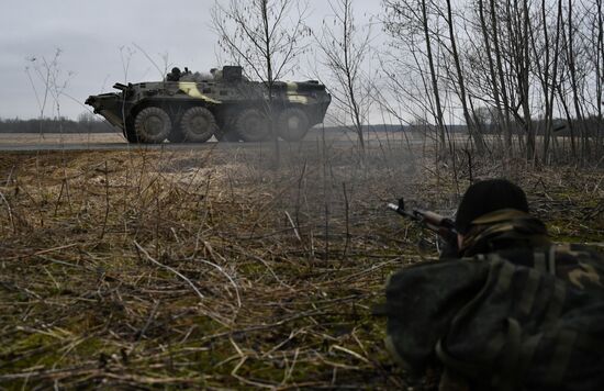 International military exercise of airborne troops in Vitebsk