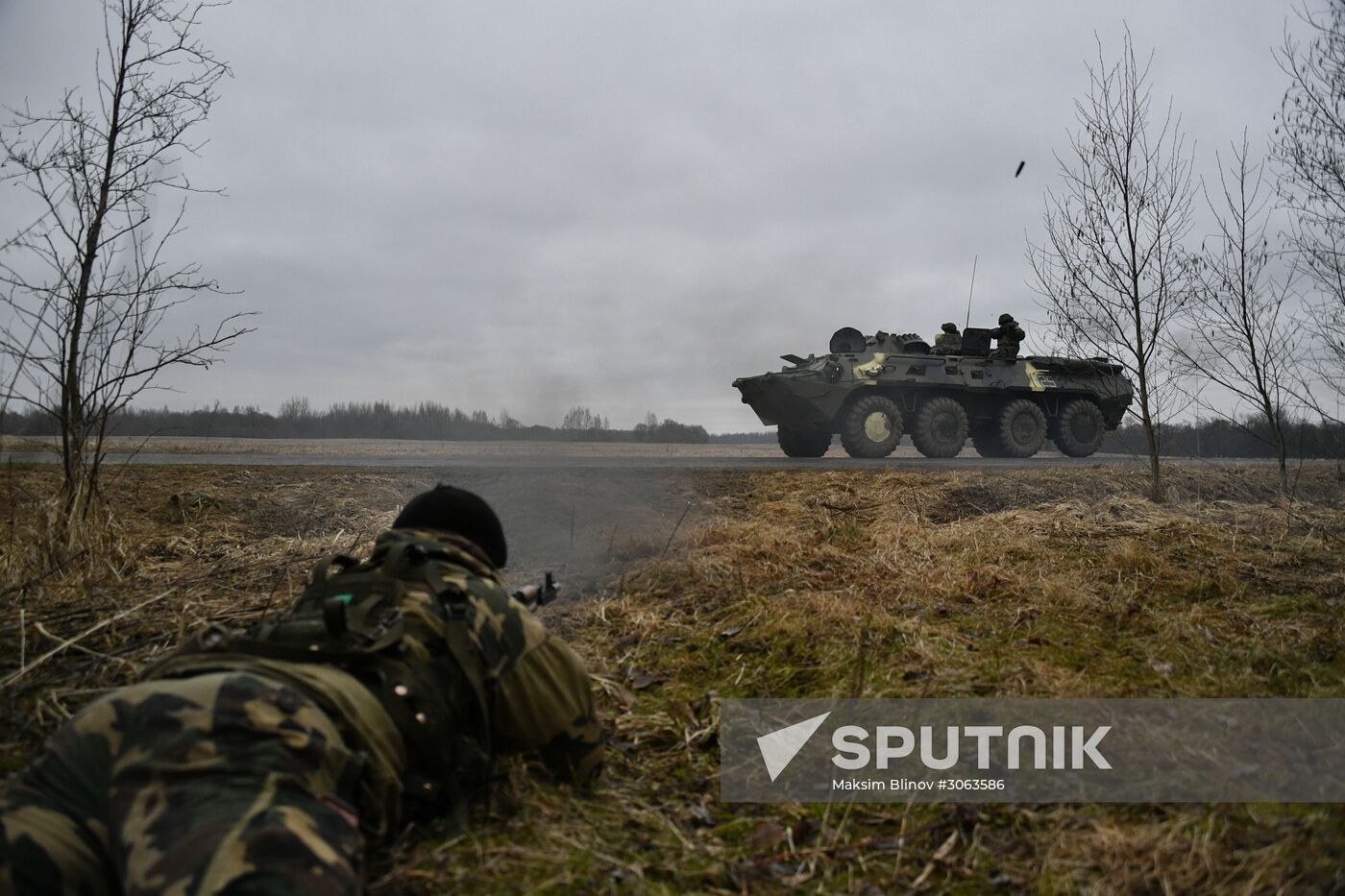 International military exercise of airborne troops in Vitebsk