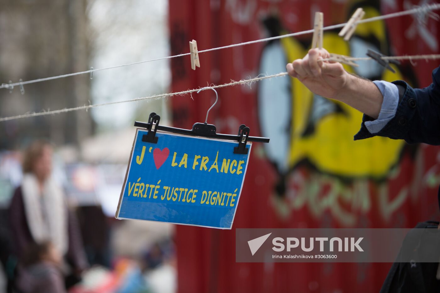 Protest against police brutality in Paris