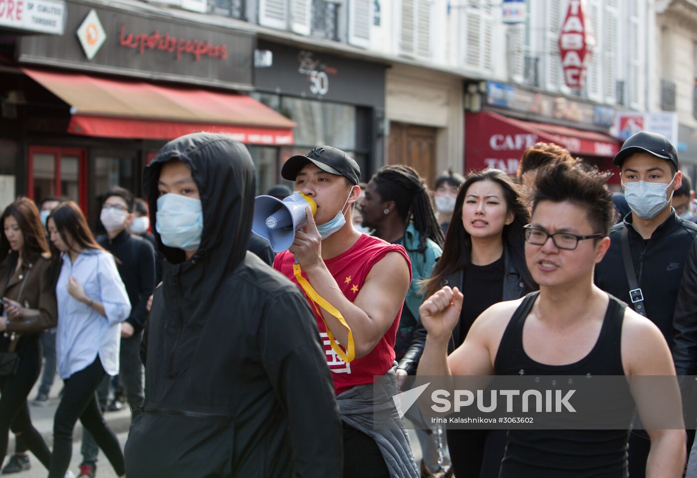 Protest against police brutality in Paris