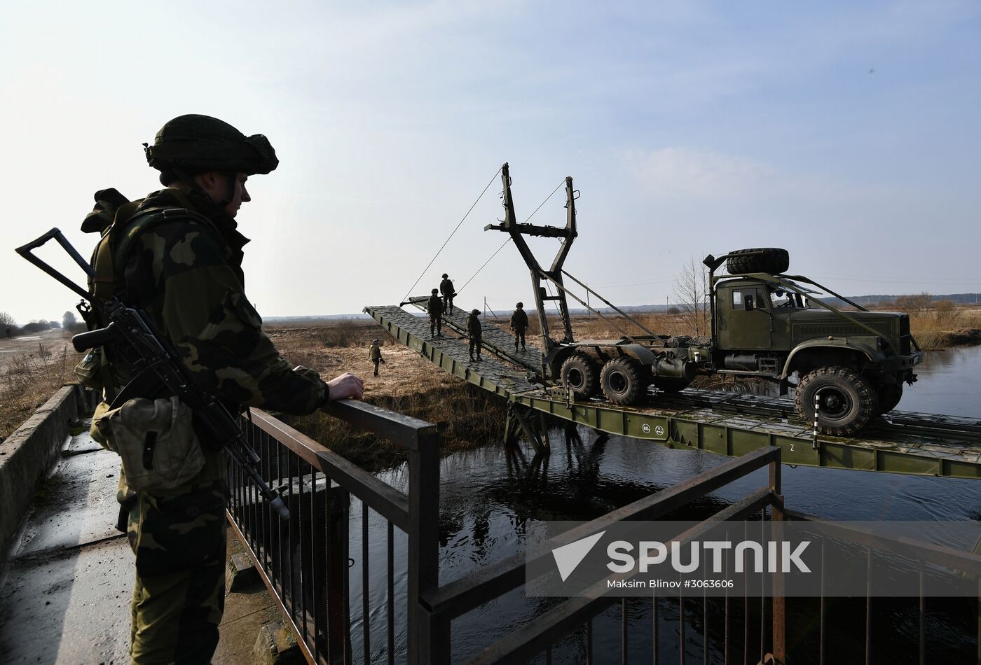 International military exercise of airborne troops in Vitebsk