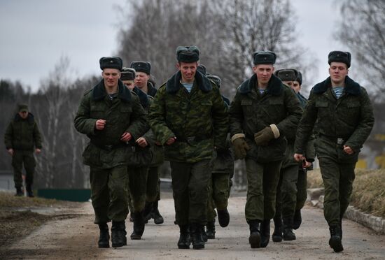 International military exercise of airborne troops in Vitebsk