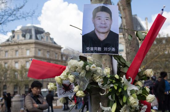 Protest against police brutality in Paris