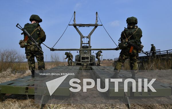 International military exercise of airborne troops in Vitebsk
