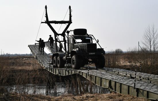 International military exercise of airborne troops in Vitebsk