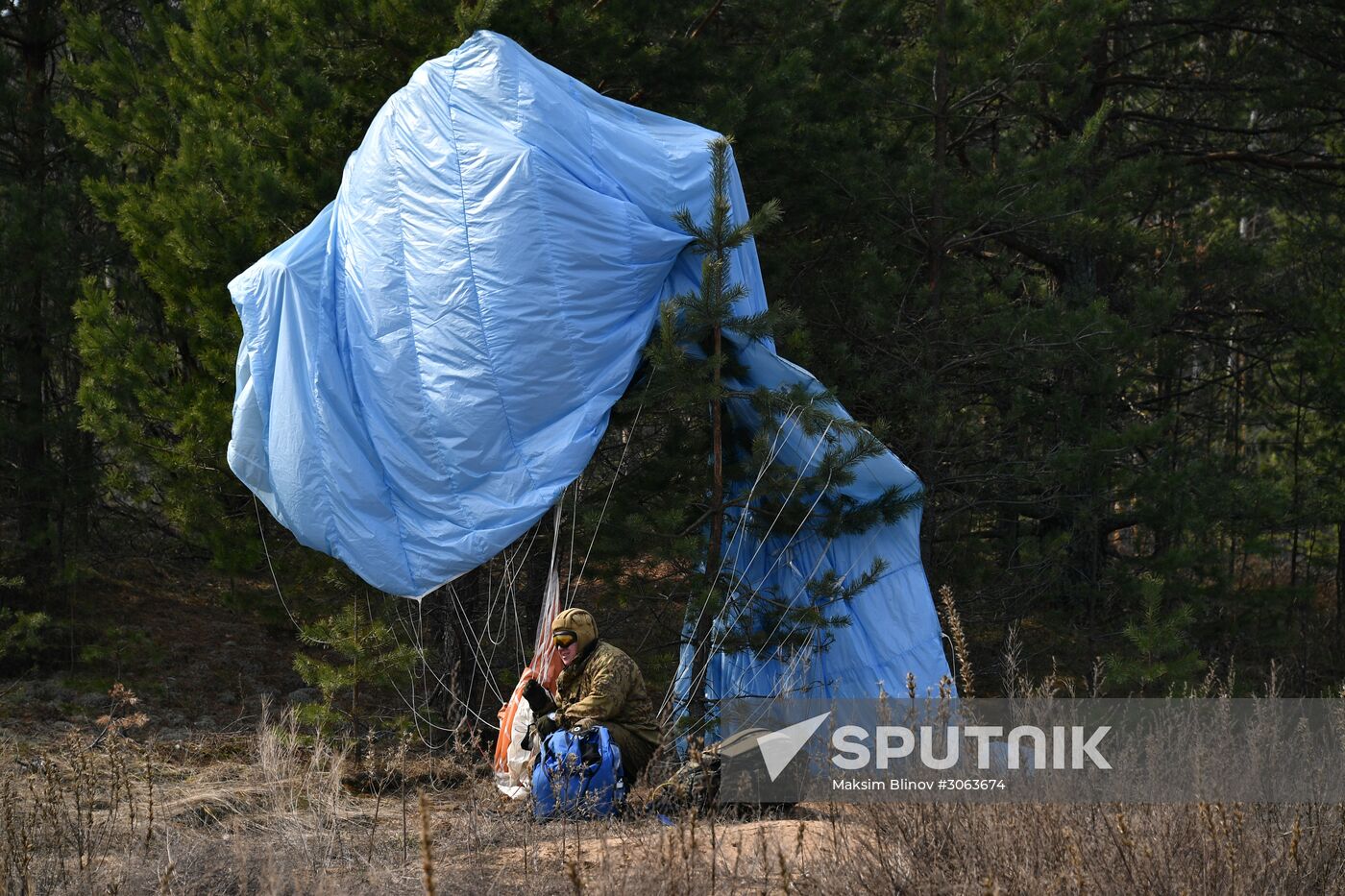 International military exercise of airborne troops in Vitebsk