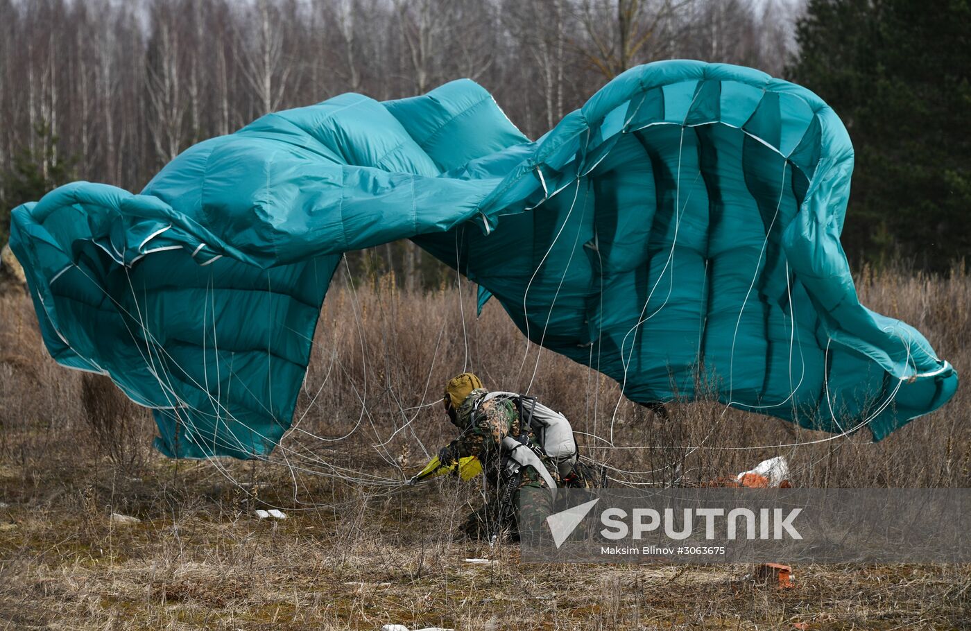 International military exercise of airborne troops in Vitebsk