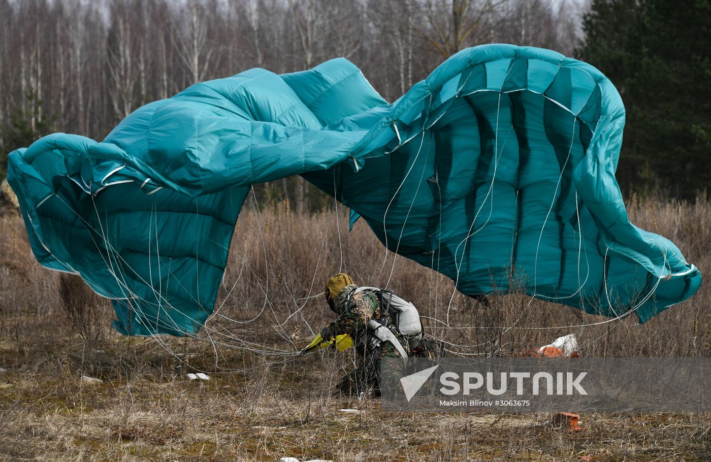 International military exercise of airborne troops in Vitebsk