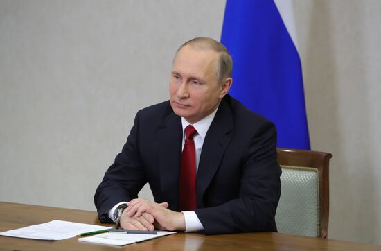Russian President Vladimir Putin visits Northwestern Federal District