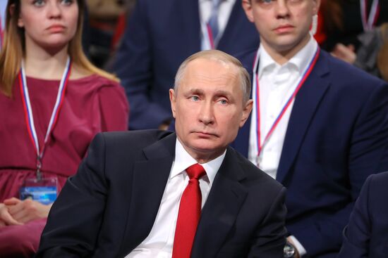 Russian President Vladimir Putin visits Northwestern Federal District