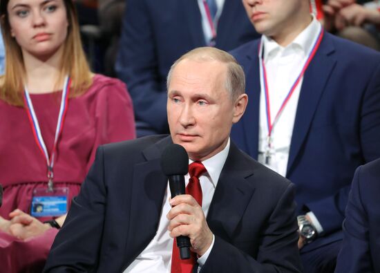 Russian President Vladimir Putin visits Northwestern Federal District